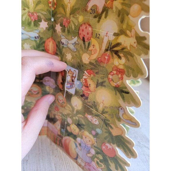 Jill Vintage 3D advent calendar Christmas Tree xmas - Picture 10 of 12